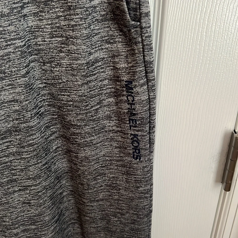 Michael Kors Lounge‎ Sweat Pants Heathered Knit Drawstring Casual Comfy Mens L